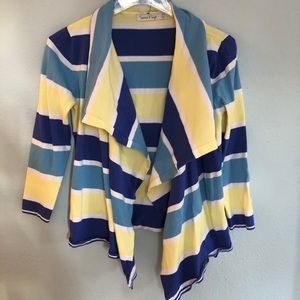 Summer and Sage striped cardigan jacket XS
